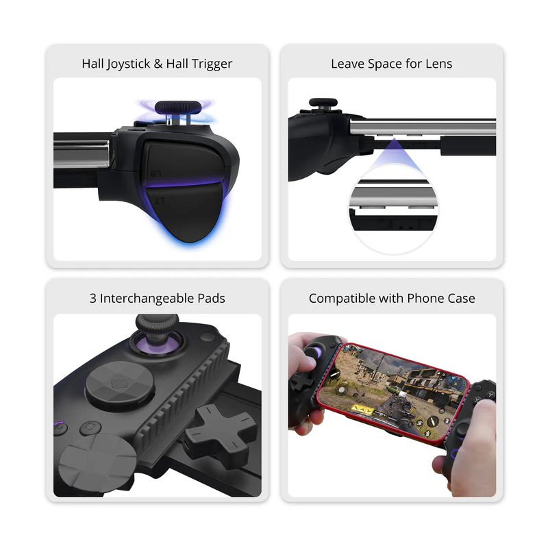 Abxylute S9 Universal Bluetooth Mobile Controller - Black