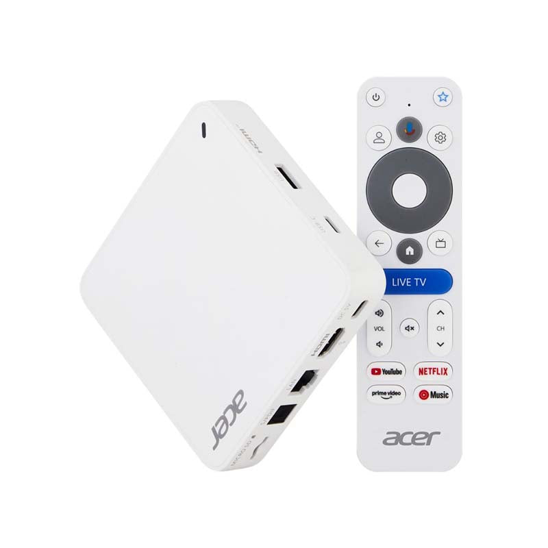 Acer 4K UHD Digital Streaming TV box - White - Televisions