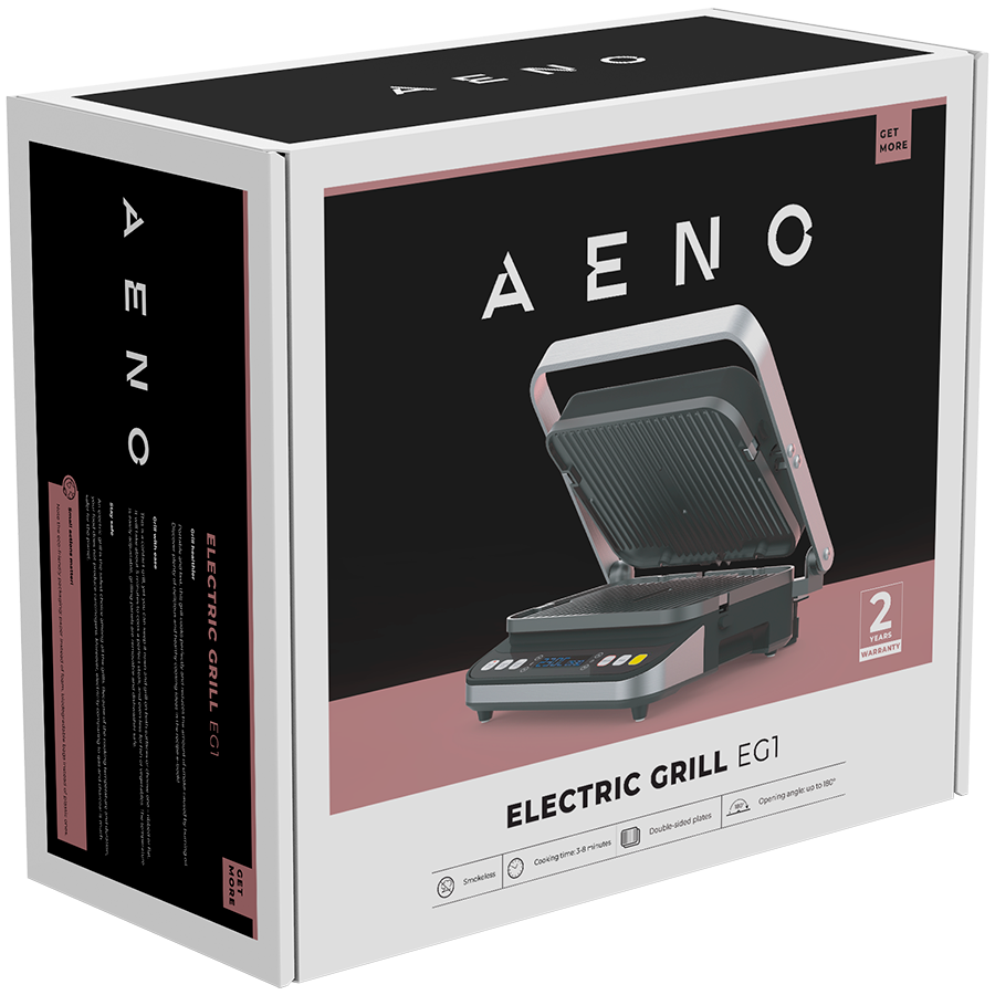 AENO Electric Grill EG1 – 2000W - Silver