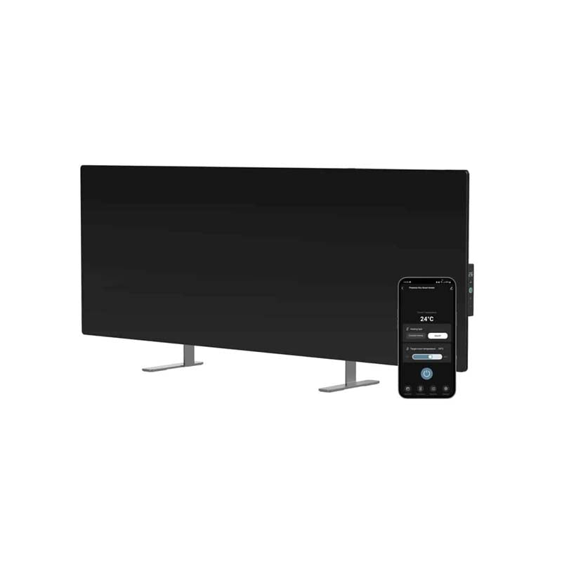 Aeno Premium Eco Smart Heater 700W - Black - Black