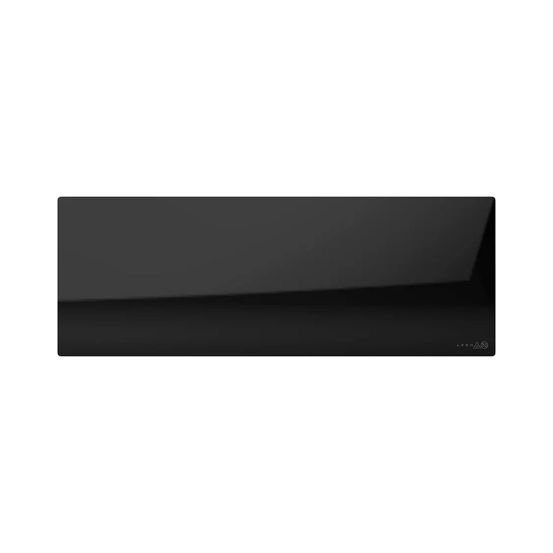Aeno Premium Eco Smart Heater 700W Tempered Glass Infrared + Convection Heating Type Led Display Plug Type - Black