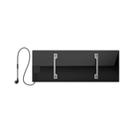 Aeno Premium Eco Smart Heater 700W Tempered Glass Infrared + Convection Heating Type Led Display Plug Type - Black