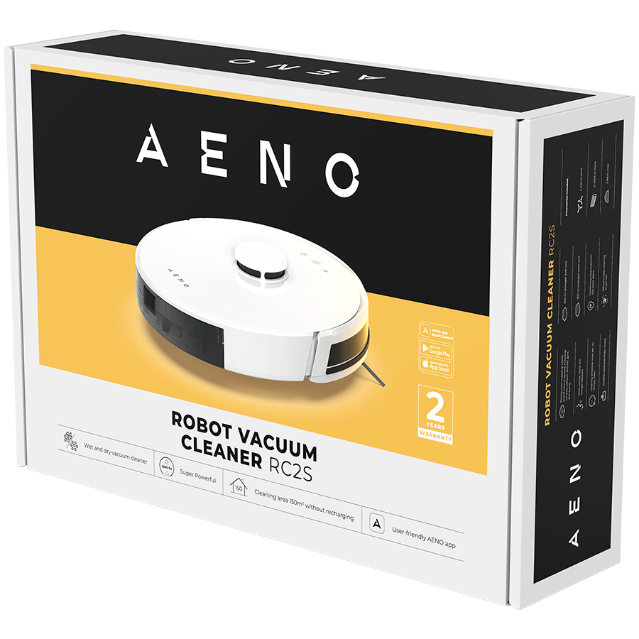 AENO Robot Vacuum Cleaner RC2S (ARC0002S) - White