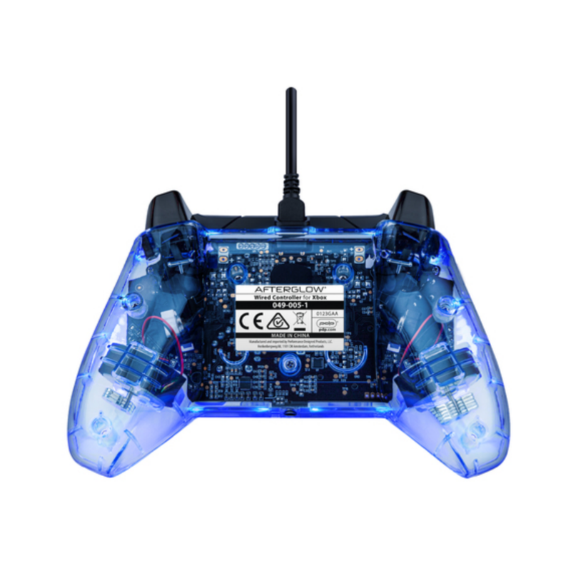 Afterglow Wired Controller for Xbox Series X - Transparent / RGB Lighting