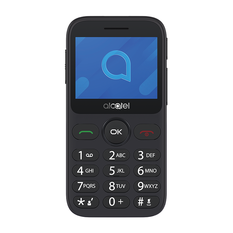 Alcatel 2020X 2G Single Sim - Grey - Black