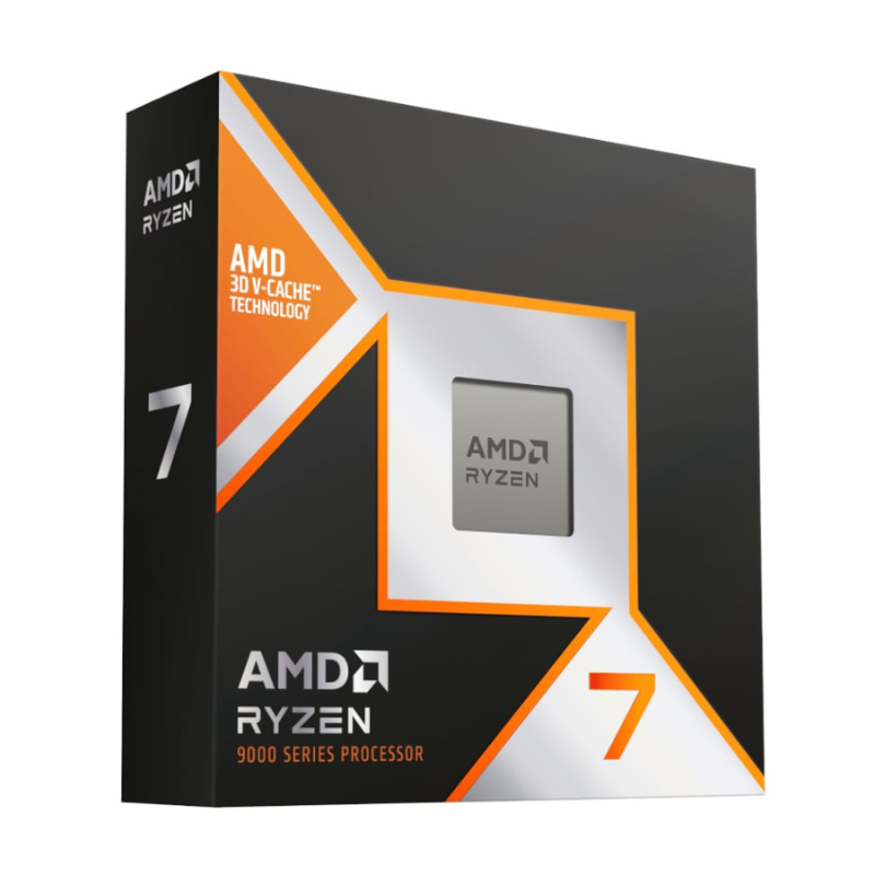 AMD RYZEN 7 9800X3D 8-Core 4.7GHz AM5 CPU - Grey