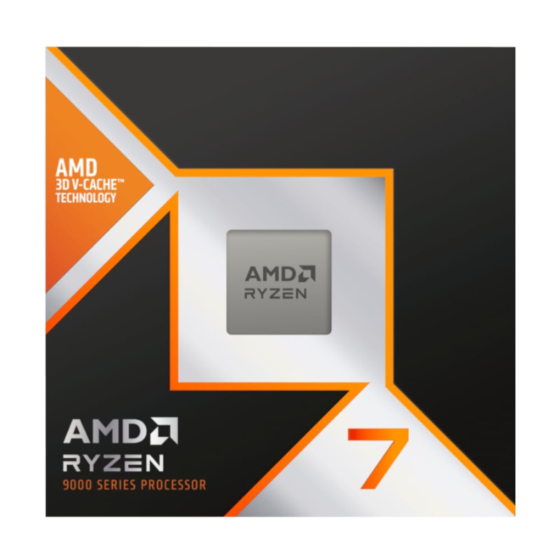 AMD RYZEN 7 9800X3D 8-Core 4.7GHz AM5 CPU - Grey