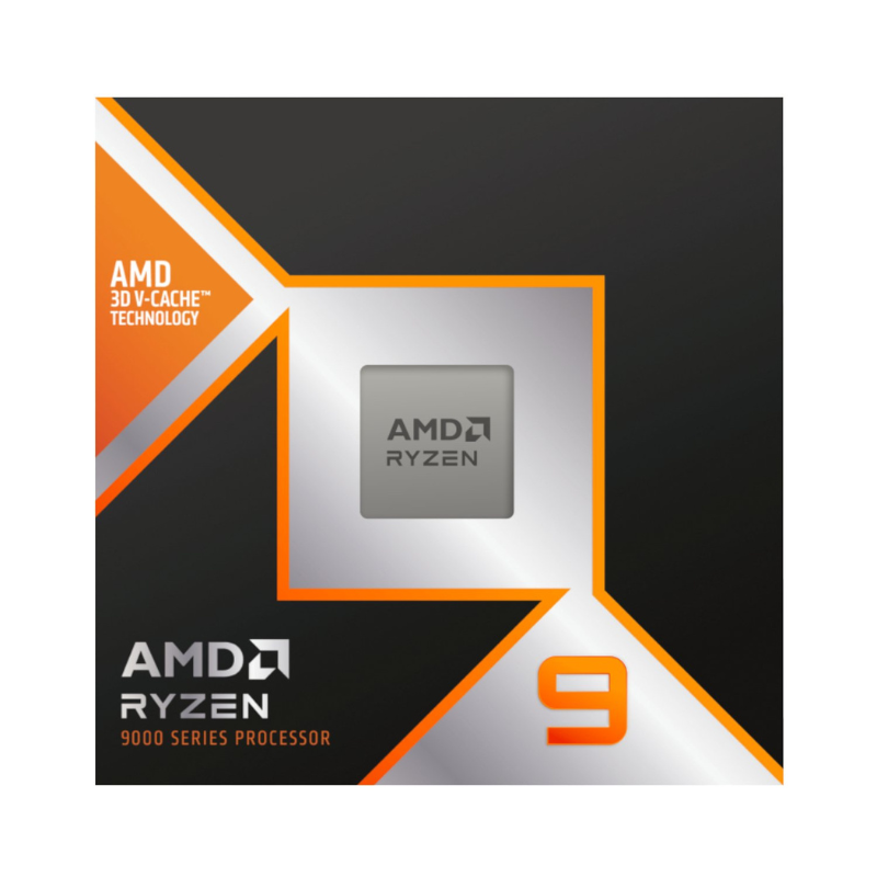 AMD Ryzen 9 9900X3D 12-Core 4.4GHz AM5 CPU - Grey