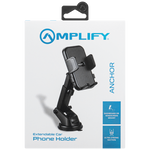 Amplify Anchor Series Extendable Car Dash Mount Phone Holder - Black - Black - Mobile Accessories