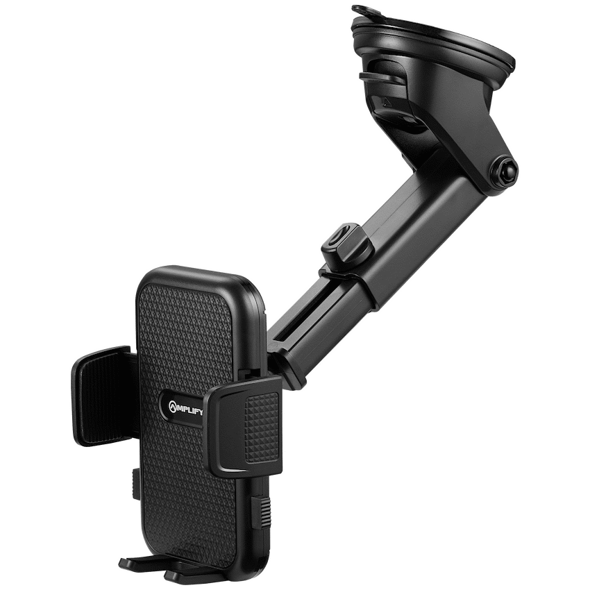 Amplify Anchor Series Extendable Car Dash Mount Phone Holder - Black - Black - Mobile Accessories