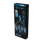 Amplify Braided Micro USB Cable - Black / Blue - Black / Blue