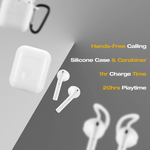 Amplify Buds Series True Wireless Earphones with Silicone Accessories - White - White - Audio