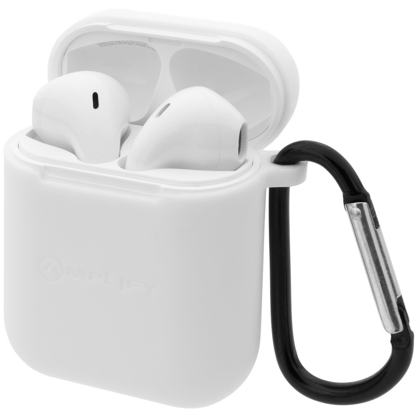 Amplify Buds Series True Wireless Earphones with Silicone Accessories - White - White - Audio