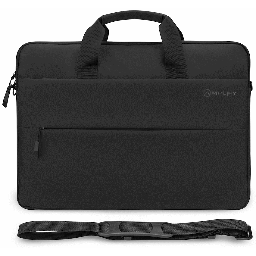 Amplify Cuba 15.6’’ Laptop Shoulder Bag Black - Black - Bags