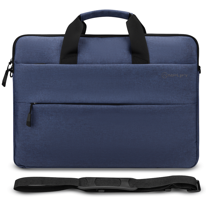 Amplify Cuba 15.6’’ Laptop Shoulder Bag Navy - Navy - Bags