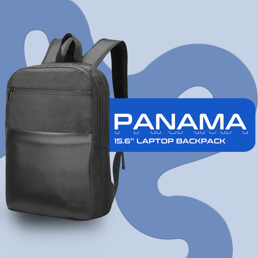 Amplify Panama 15.6’’ Laptop Backpack - Black - Black - Bags
