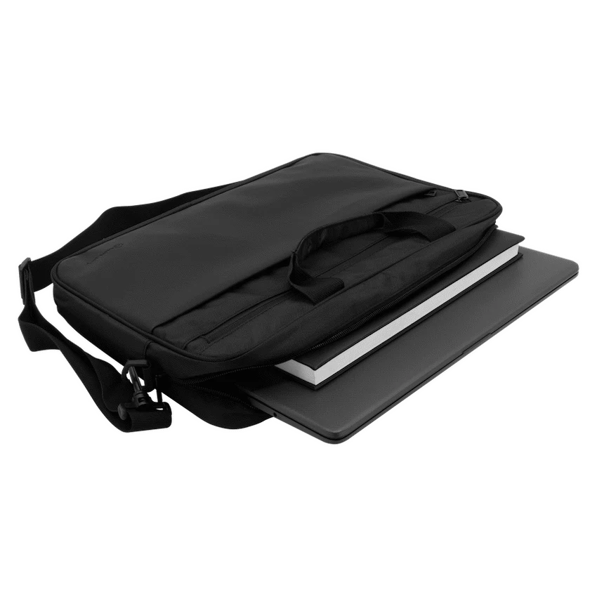 Amplify Panama 15.6’’ Laptop Shoulder Bag - Black - Black - Bags