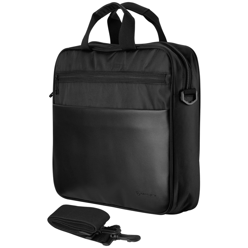 Amplify Panama 15.6’’ Laptop Shoulder Bag - Black - Black - Bags