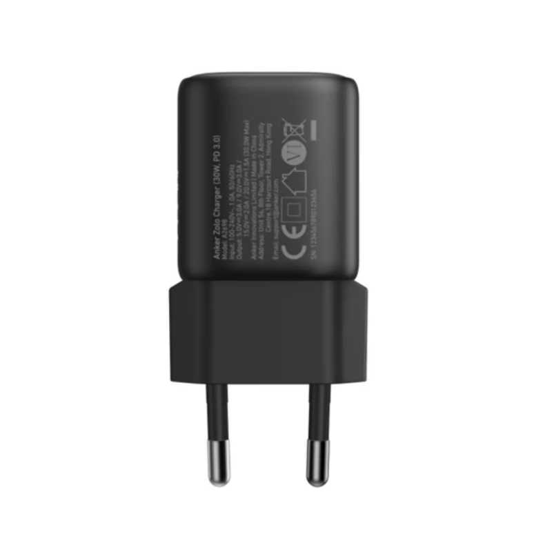 Anker Zolo Charger 30W PD 3.0 - Black