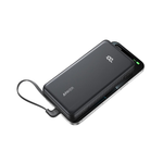 Anker Zolo Power Bank 10000mAh 22.5W With Built-In USB-C Cable - Black - Black