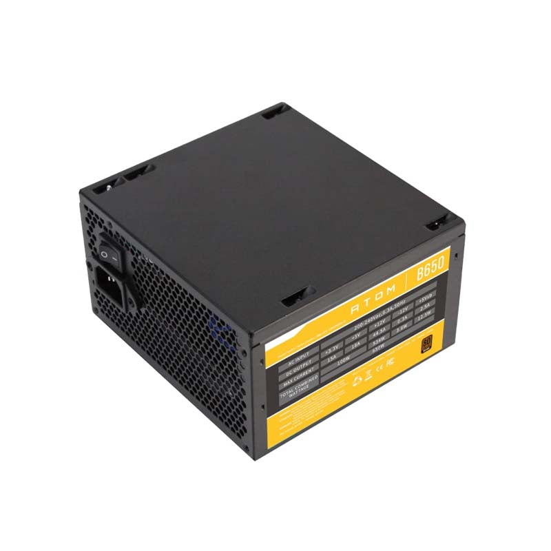 Antec Atom B650 80PLUS Bronze ATX Power Supply - Black - Black