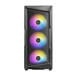 Antec AX61 ELITE ATX ARGB Mid-Tower Gaming Chassis - Black - Black