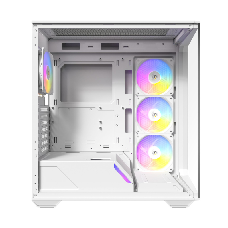 Antec C3 ARGB ATX | Micro-ATX | ITX ARGB Mid-Tower Gaming Chassis White - White