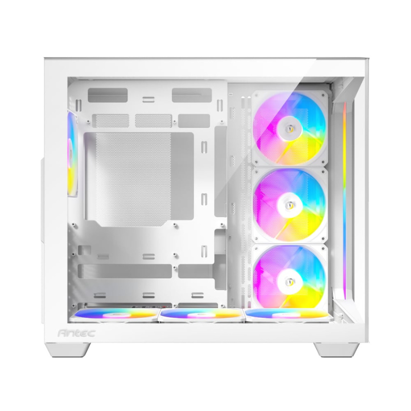 Antec C5 ARGB ATX DUAL Mid Tower Gaming Chassis White - White