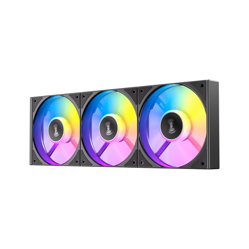 Antec Connect 120 Reverse ARGB PWM Fan 3 Pack - Black - Black