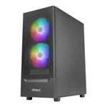 Antec NX410 V2 ATX | Micro-ATX | ITX ARGB Mid-Tower Gaming Chassis - Black - Black