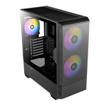 Antec NX416L ATX Micro-ATX ITX ARGB Mid-Tower Gaming Chassis - Black - Black
