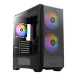 Antec NX416L ATX Micro-ATX ITX ARGB Mid-Tower Gaming Chassis - Black - Black