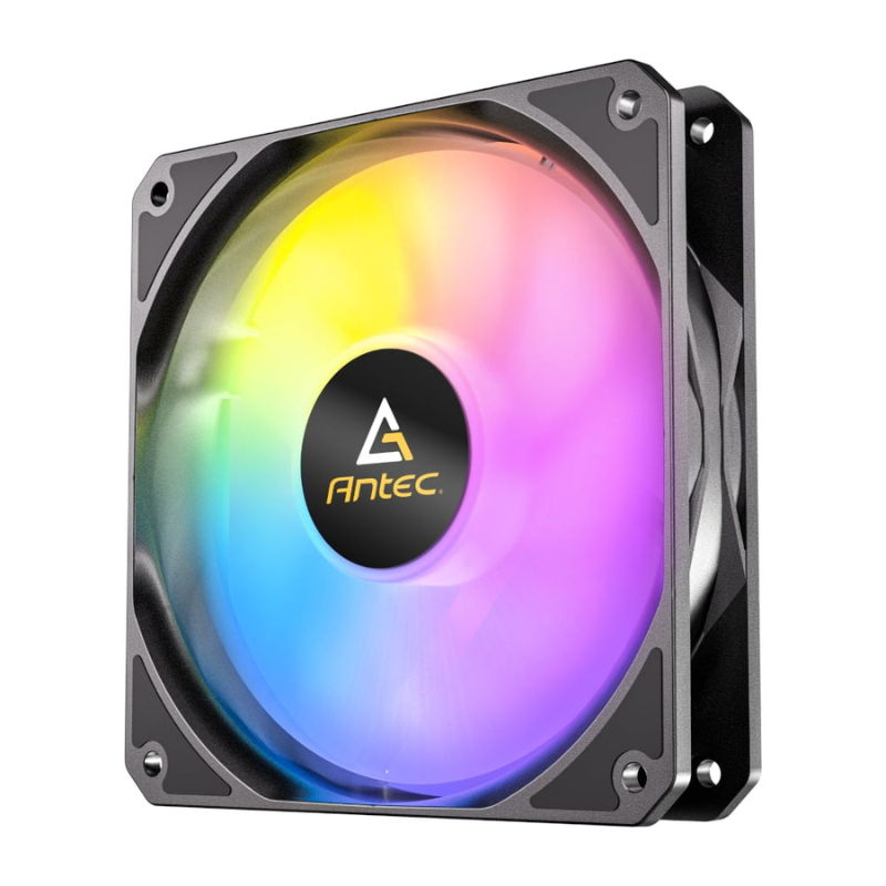 Antec P12 ARGB 120 PWM Case Fan 3 Pack - Black - Black
