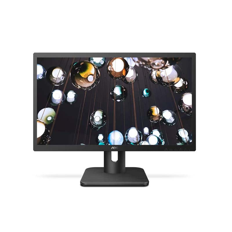AOC 20E1H/73 19.5 inch Flicker Free Monitor - Black - Black