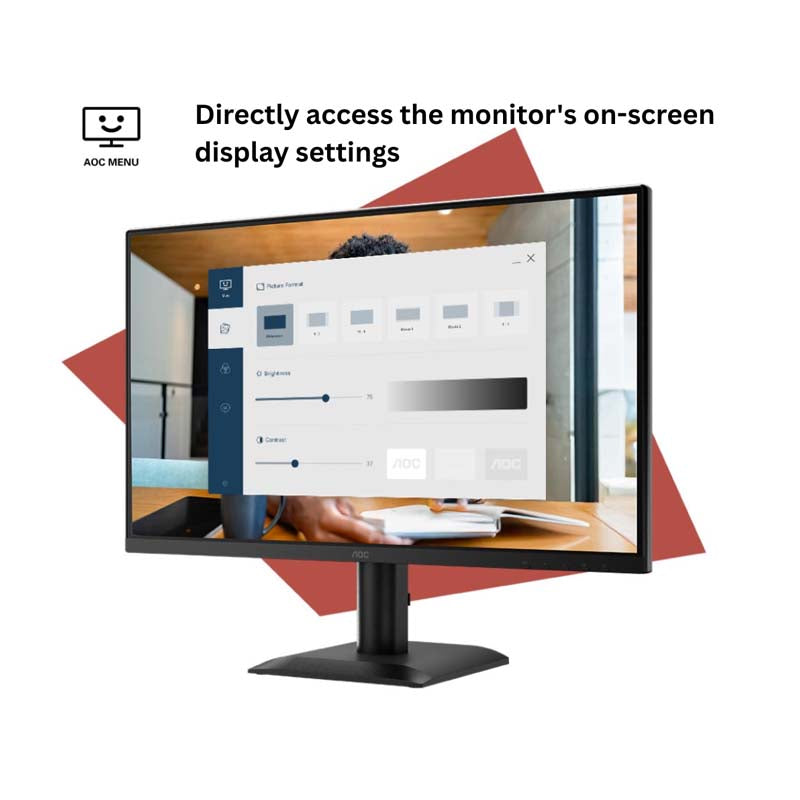 AOC 27’’ FHD 1920x1080 144Hz Monitor - Black - Black