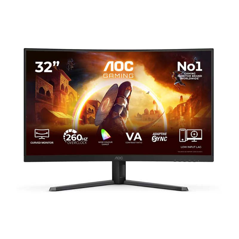 AOC 32-inch VA FHD 240Hz 0.3ms HDMI DP Gaming Monitor - Black