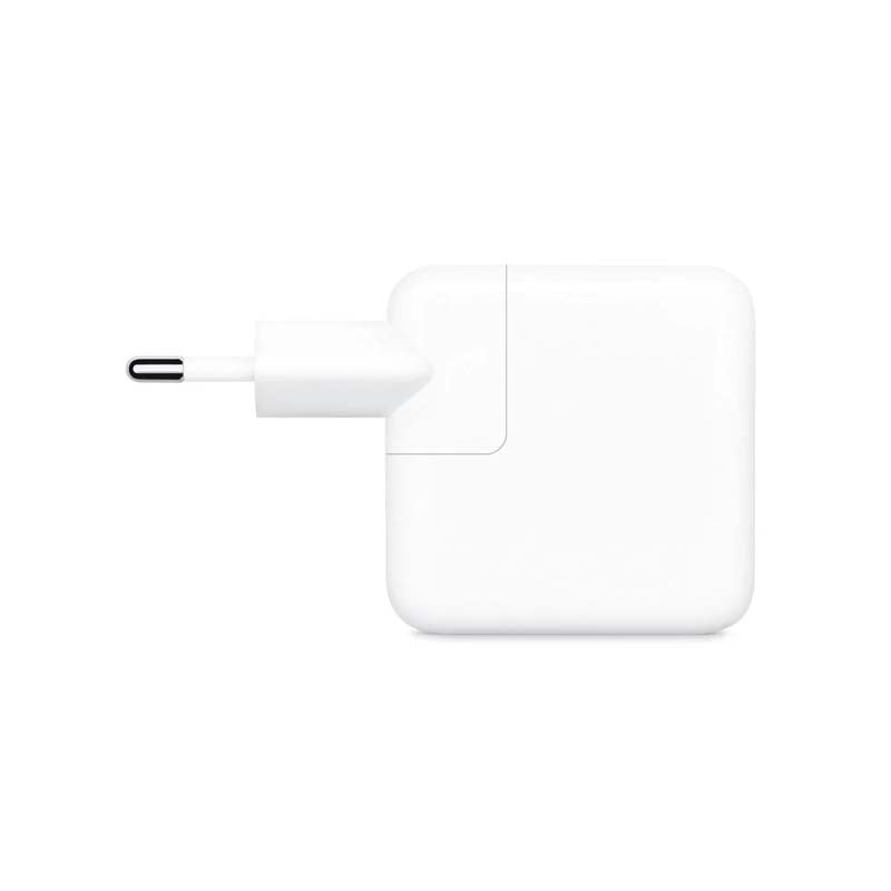 Apple 35W Dual USB C Port Power Adapter - White - White