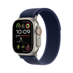 Apple 49mm Blue Trail¬¨‚Ä†Loop¬¨‚Ä†S/M - Natural Titanium Finish - Blue