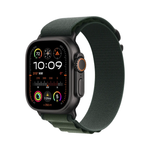 Apple 49mm Dark Green Alpine¬¨‚Ä†Loop Small - Black Titanium Finish - Green