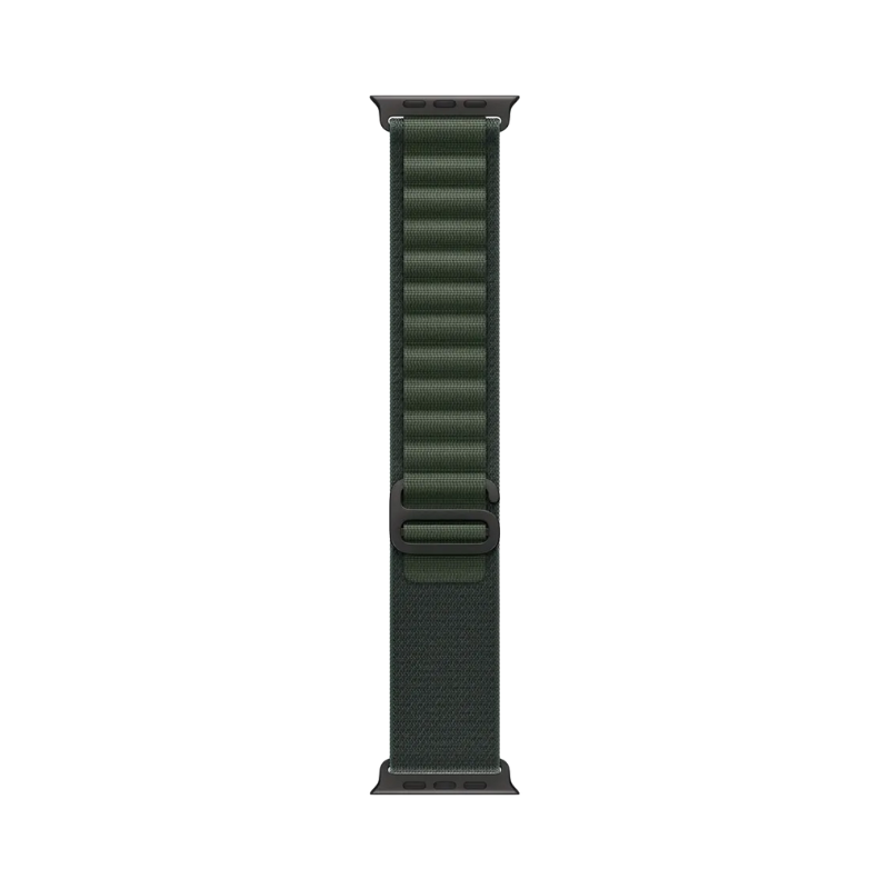 Apple 49mm Dark Green Alpine¬¨‚Ä†Loop Small - Black Titanium Finish - Green