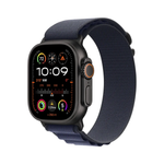 Apple 49mm Navy Alpine¬¨‚Ä†Loop Large - Black Titanium Finish - Navy