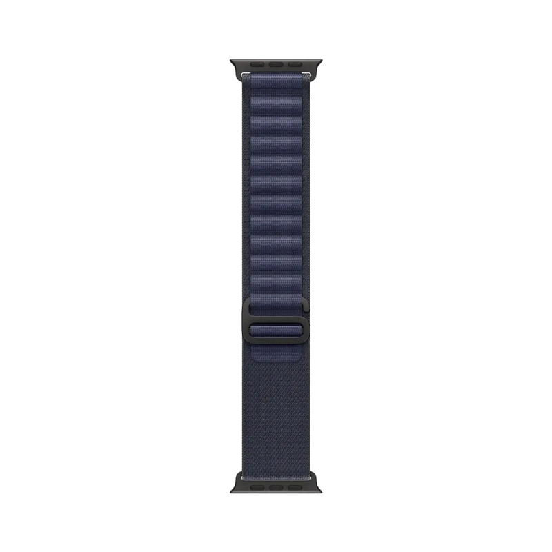Apple 49mm Navy Alpine¬¨‚Ä†Loop Large - Black Titanium Finish - Navy
