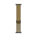 Apple 49mm Tan Alpine¬¨‚Ä†Loop Small - Black Titanium Finish - Tan