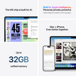 Apple Air 13-inch MacBook M5 chip 16GB 1TB SSD - Midnight - Midnight