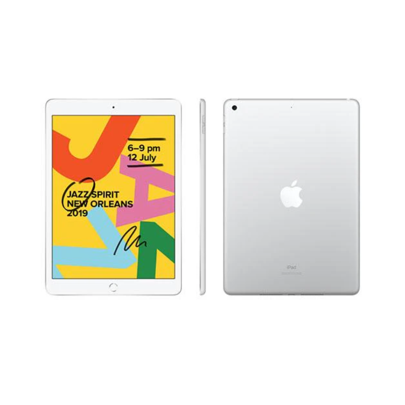 Apple iPad 10.2-inch (7th Generation 2019) 32GB PreOwned Wi-Fi + Cellular- Sliver