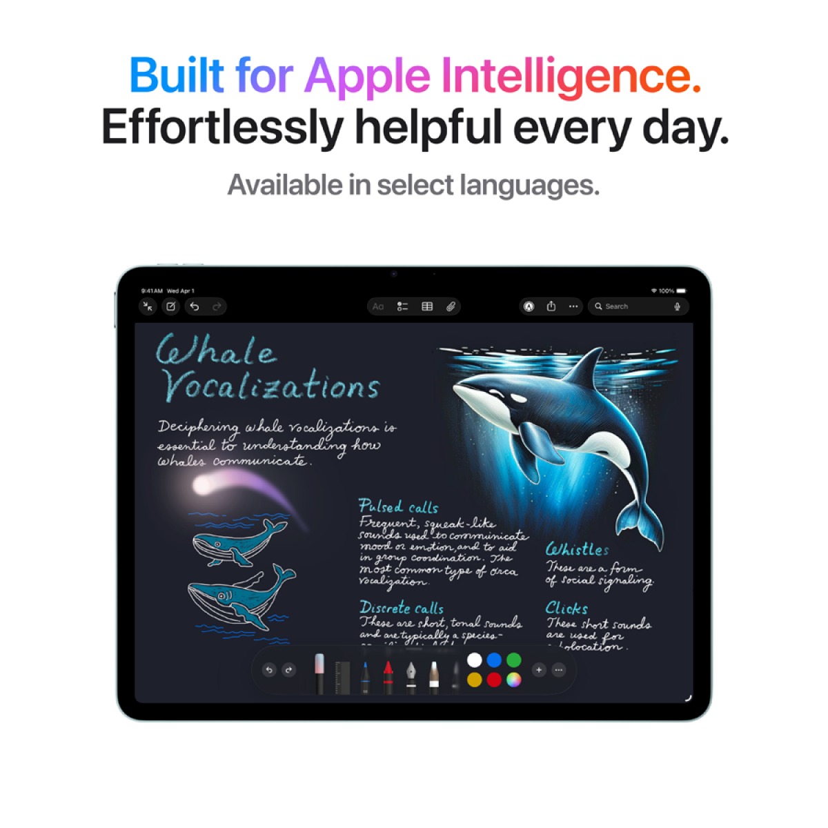 Apple iPad Air 11-inch WiFi + Cellular 128GB M4 - Purple,Model A3459 - Purple - iPad
