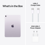 Apple iPad Air 11-inch WiFi + Cellular 128GB M4 - Purple,Model A3459 - Purple - iPad