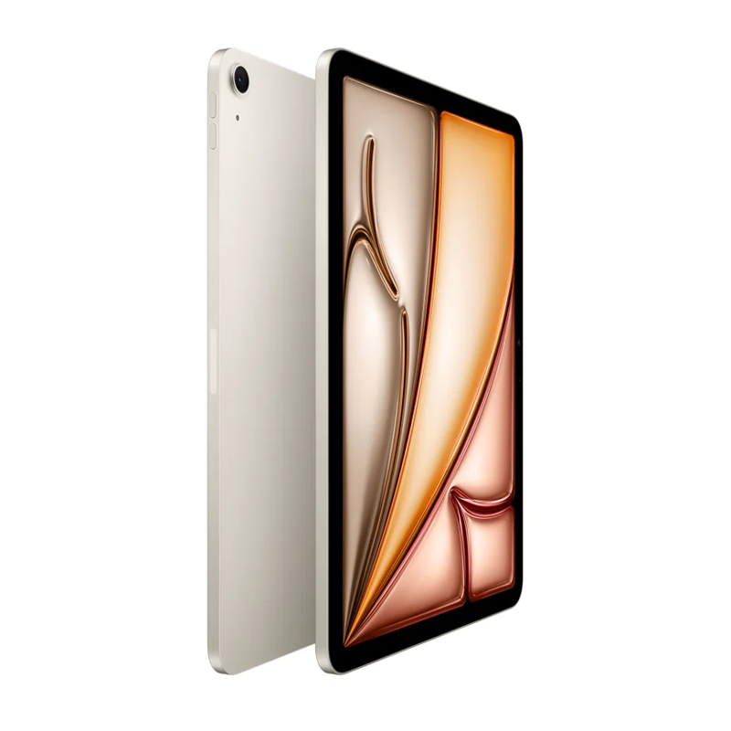 Apple iPad Air 6th Gen 11 inch M2 Wi-Fi + Cellular 128GB - Starlight - White