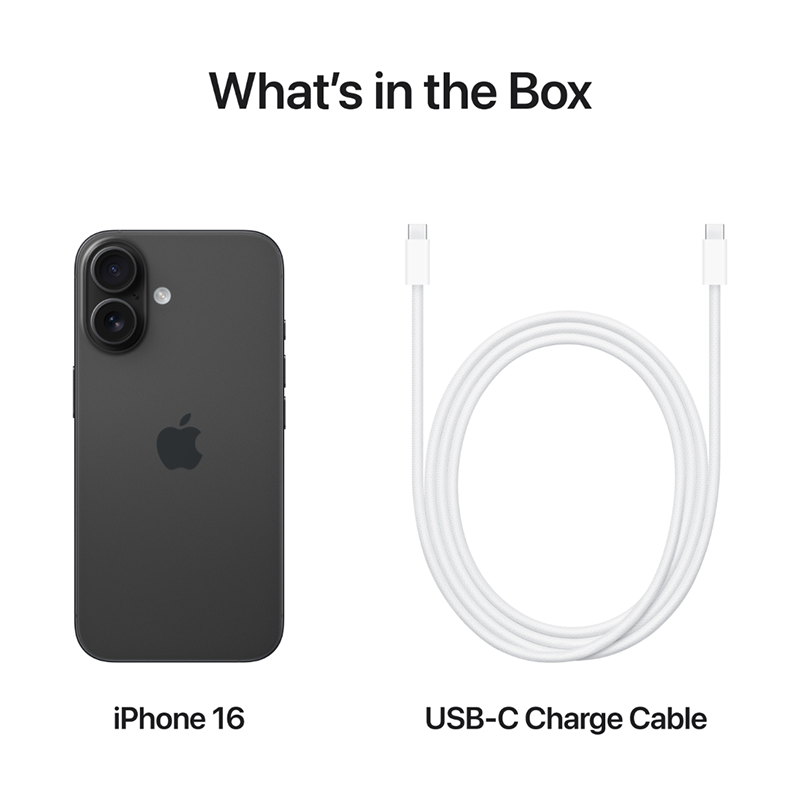 Apple iPhone 16 5G 128GB - Black - Black
