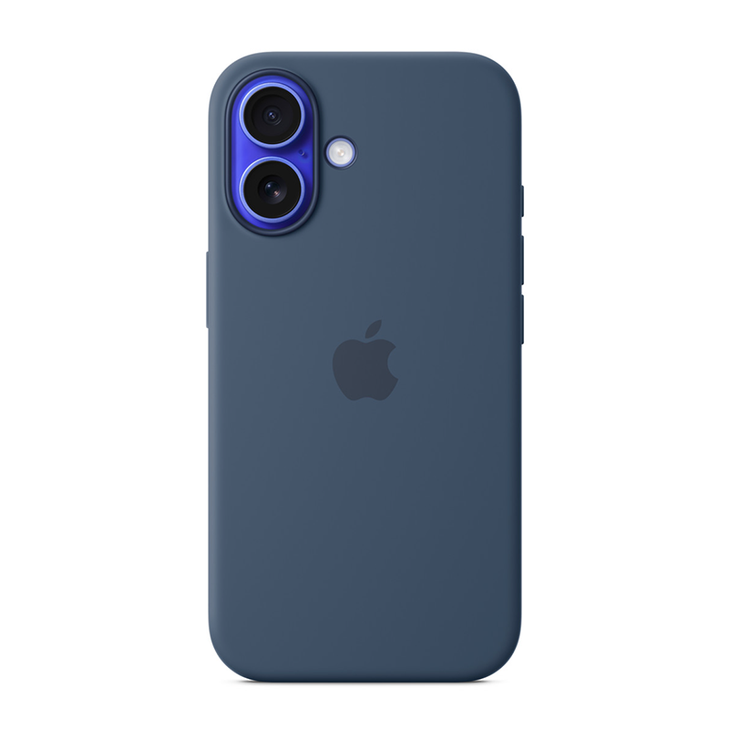 Apple iPhone 16 Plus Silicone Case with MagSafe - Denim - Blue